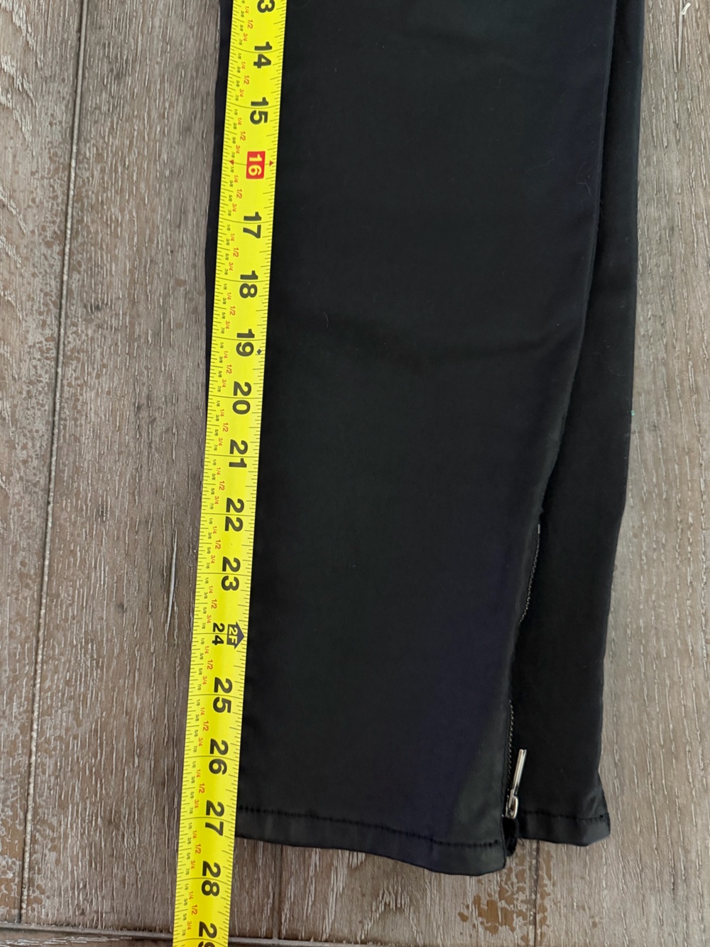 White House Black Market Black Coated Skimmer Pants - Picture 11 of 12